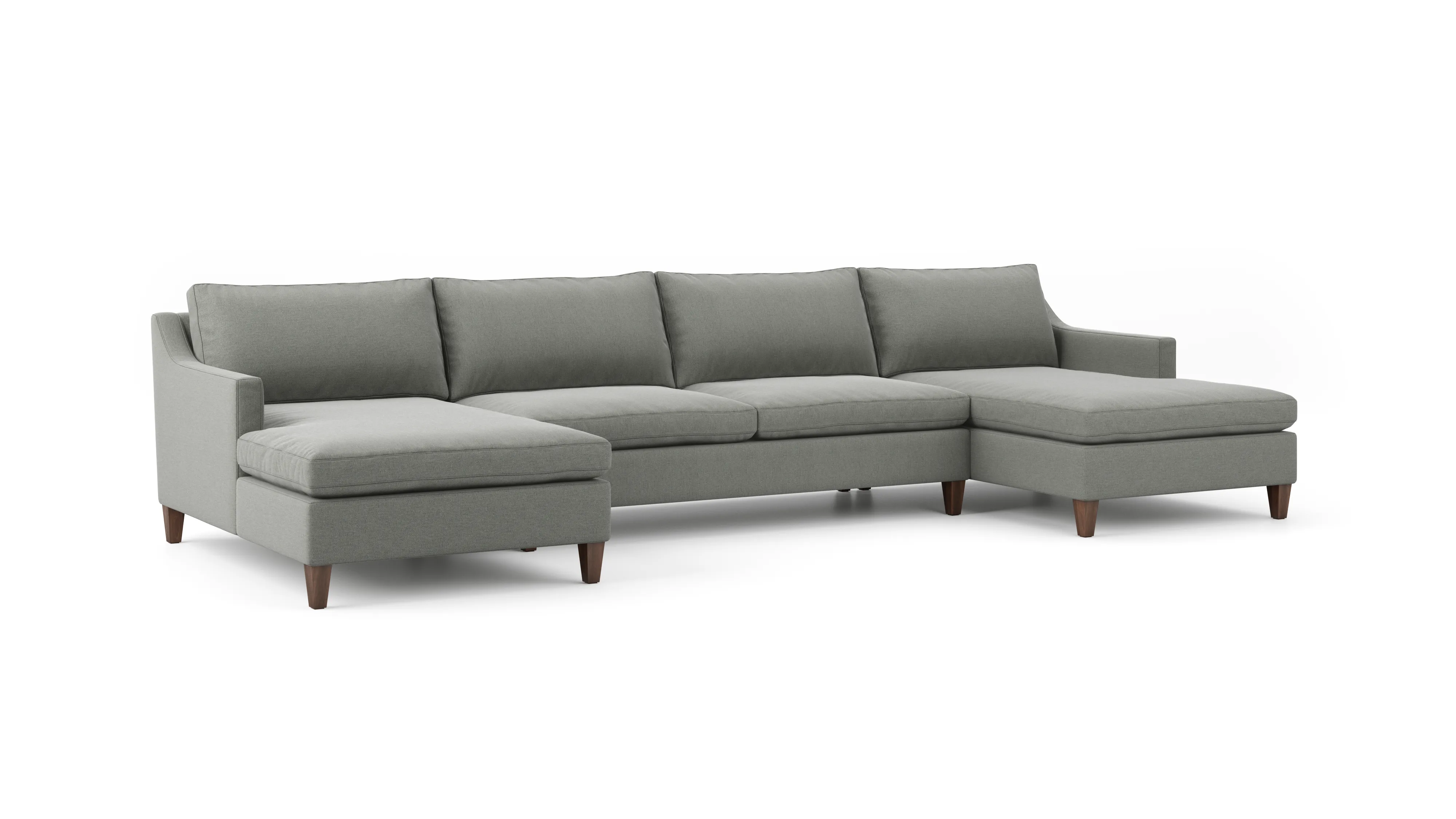 Johnny Homemaker Double Chaise Sectional