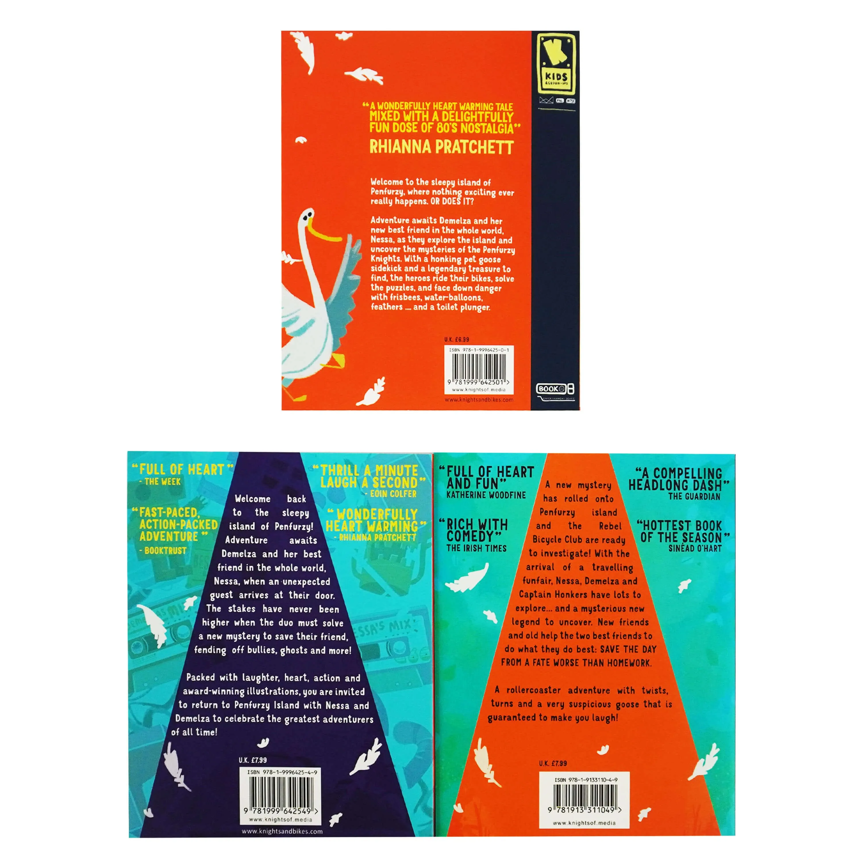 Knights & Bikes Series by Gabrielle Kent: 3 Books Collection Set - Ages 7-9 - Paperback
