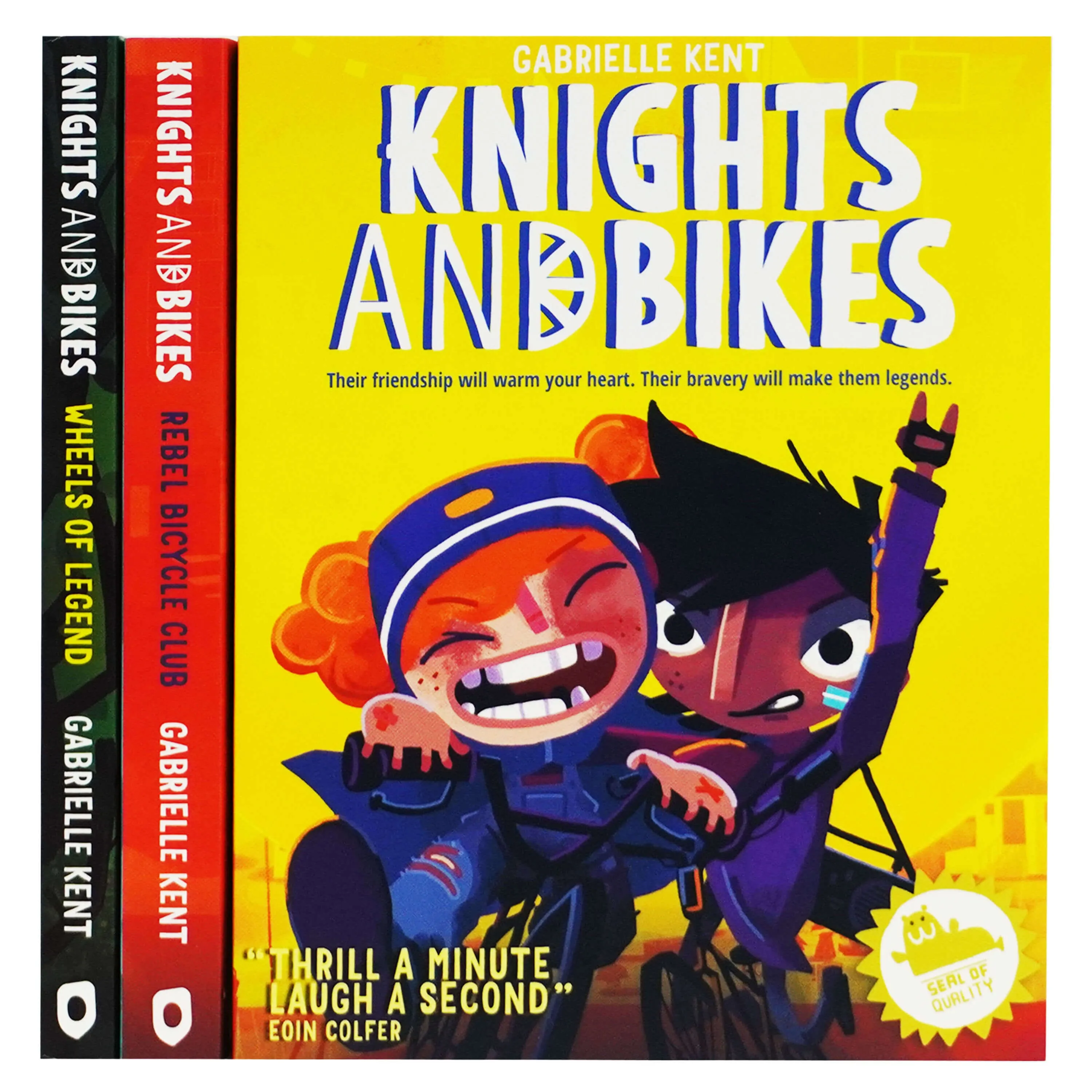 Knights & Bikes Series by Gabrielle Kent: 3 Books Collection Set - Ages 7-9 - Paperback