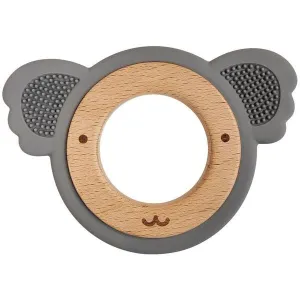 Koala Teether Ring Blue & Natural 8.5cm