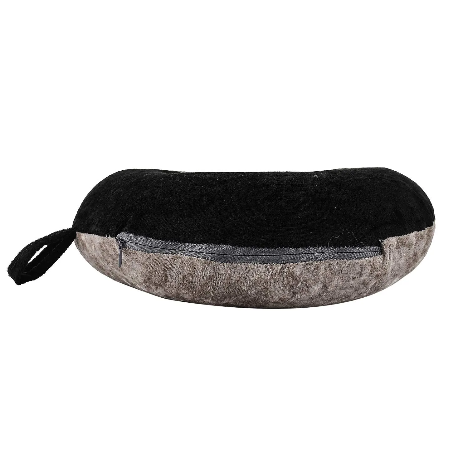 Kuber Industries 2 Pieces Unisex U-Shaped 100 Percent Pure Memory Foam Soft Cushions Neck Rest Pillow for Travel, Car, Train, Flight, Bus (Purple & Green)-CTKTC039217