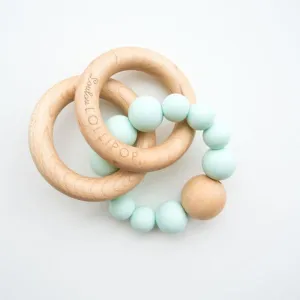 Loulou Lollipop bubble teether in mint