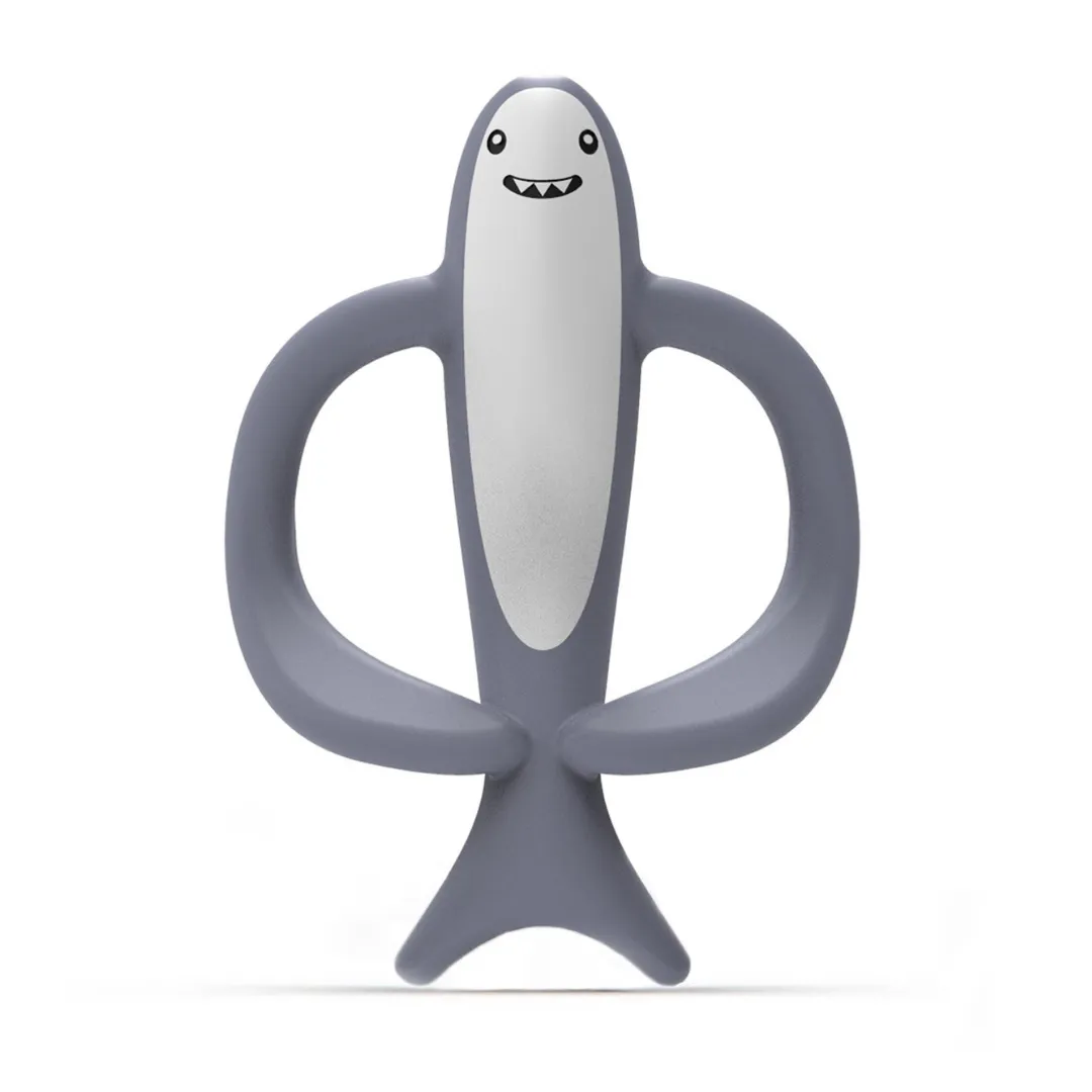 Matchstick Monkey Anti Microbial Teether shark
