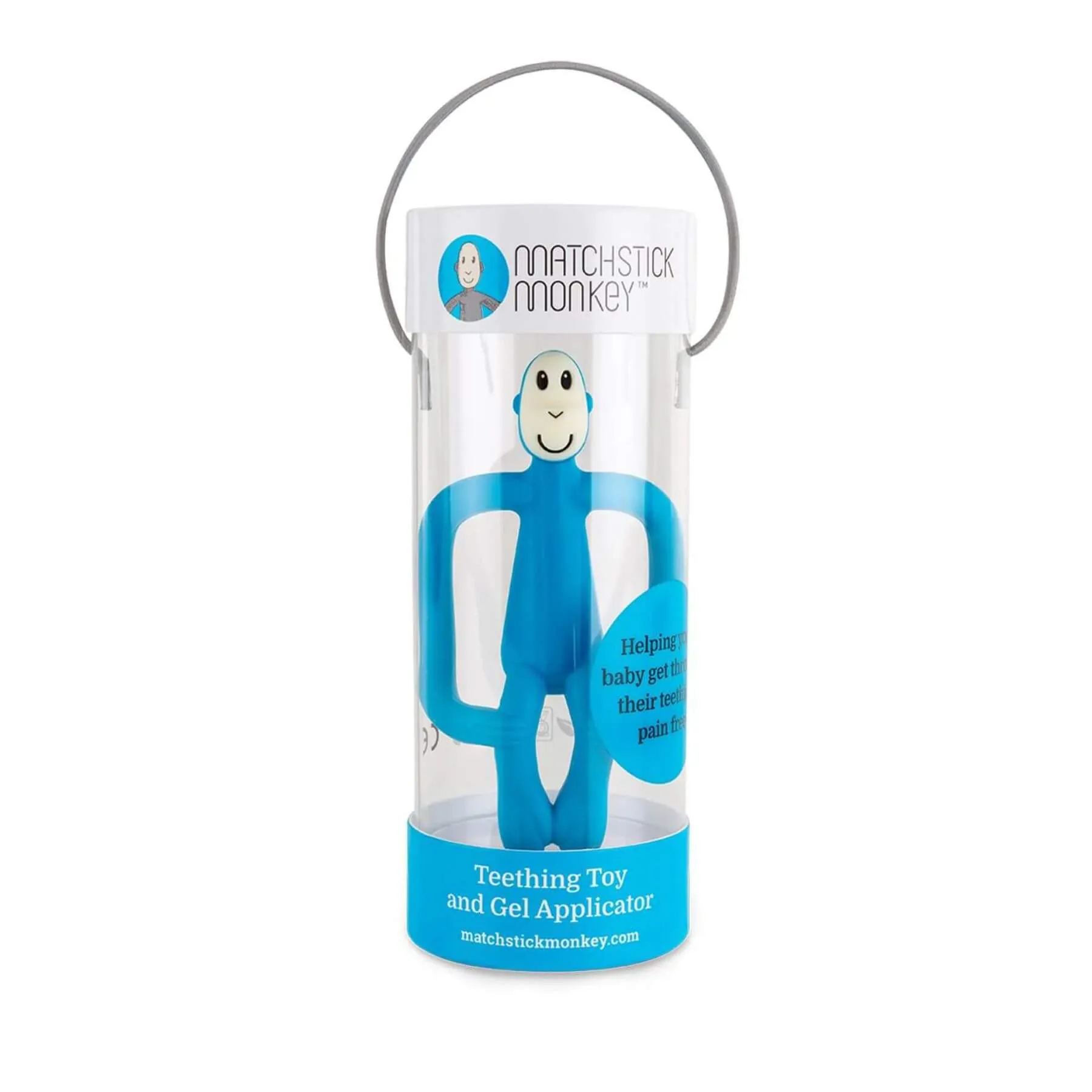 Matchstick Monkey Original Teething Toy (Blue)
