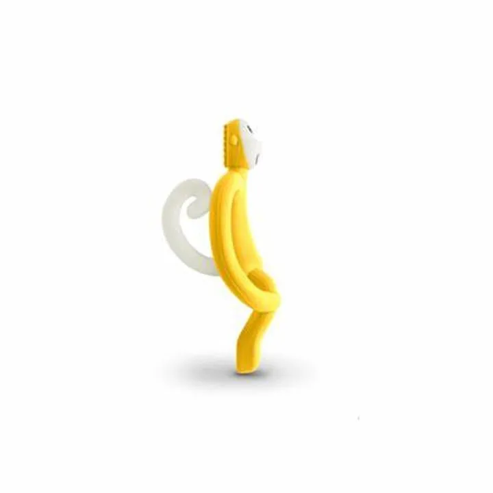 Matchstick Monkey Teething Toy and Gel Applicator Yellow