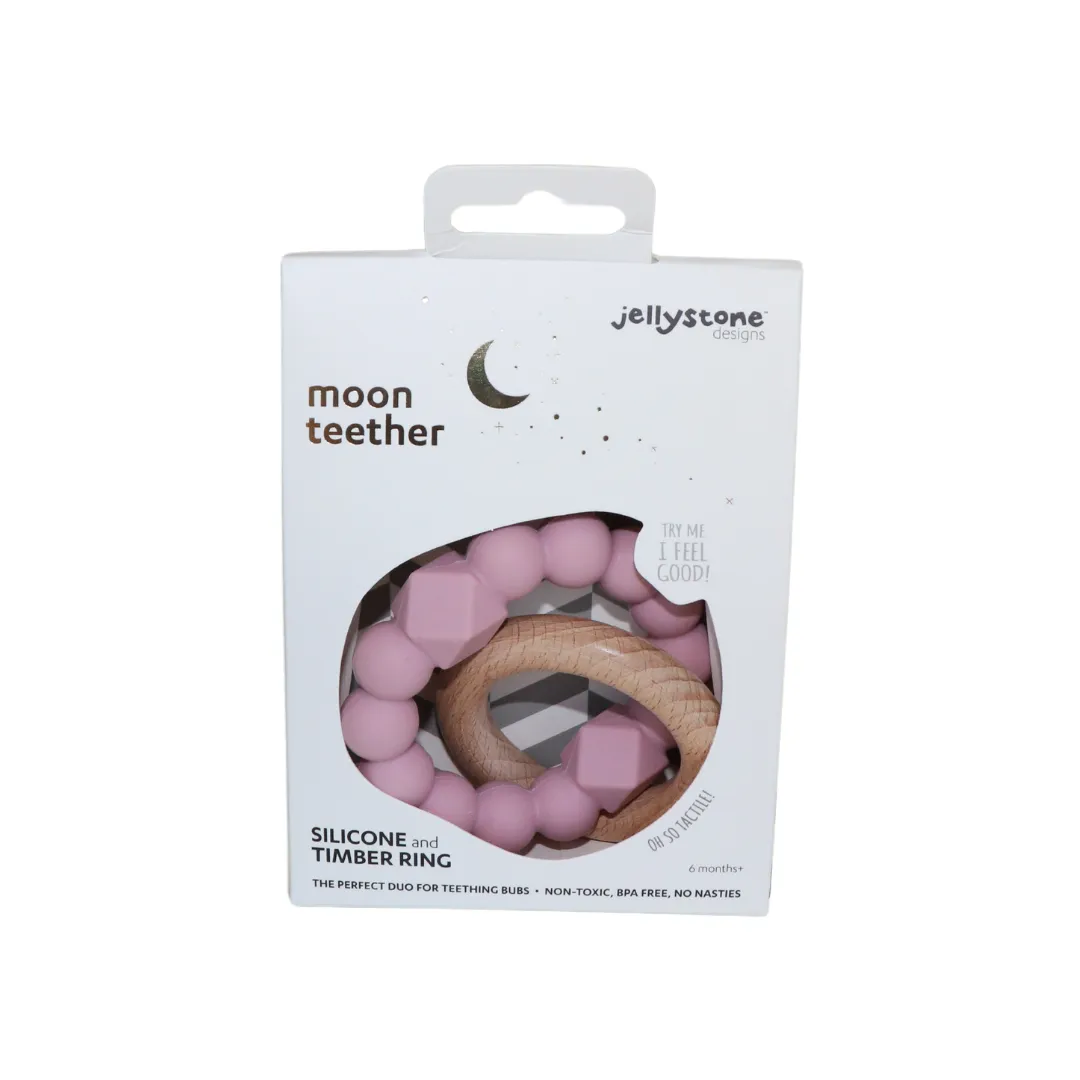 Moon Teether - Mauve