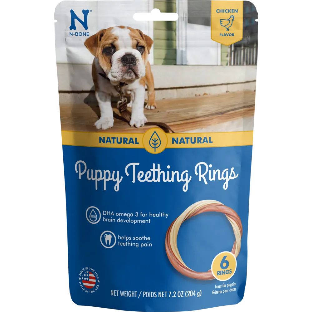 N-Bone® Puppy Teething Rings Chicken Flavor