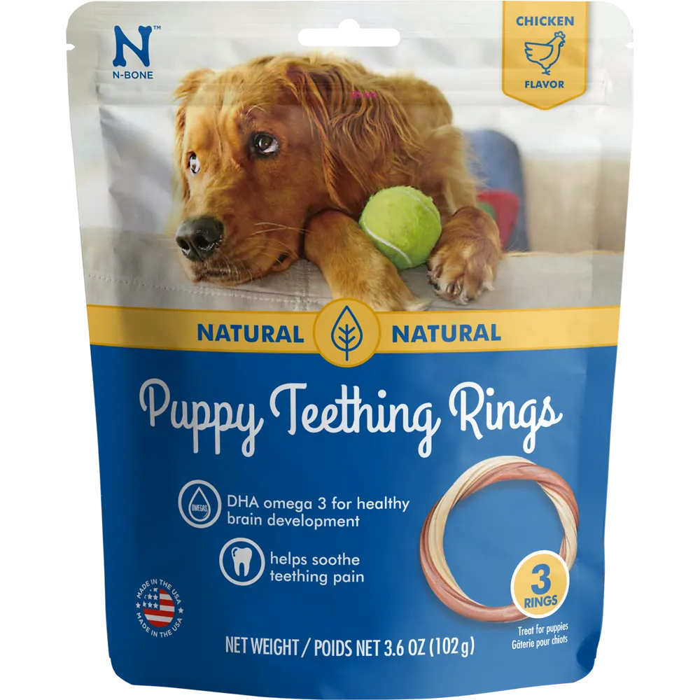 N-Bone® Puppy Teething Rings Chicken Flavor