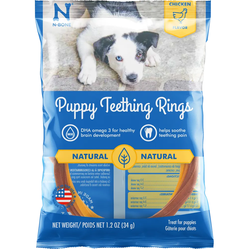 N-Bone® Puppy Teething Rings Chicken Flavor