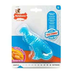 Nylabone Teething Puppy Dental Dino Chew Toy - S