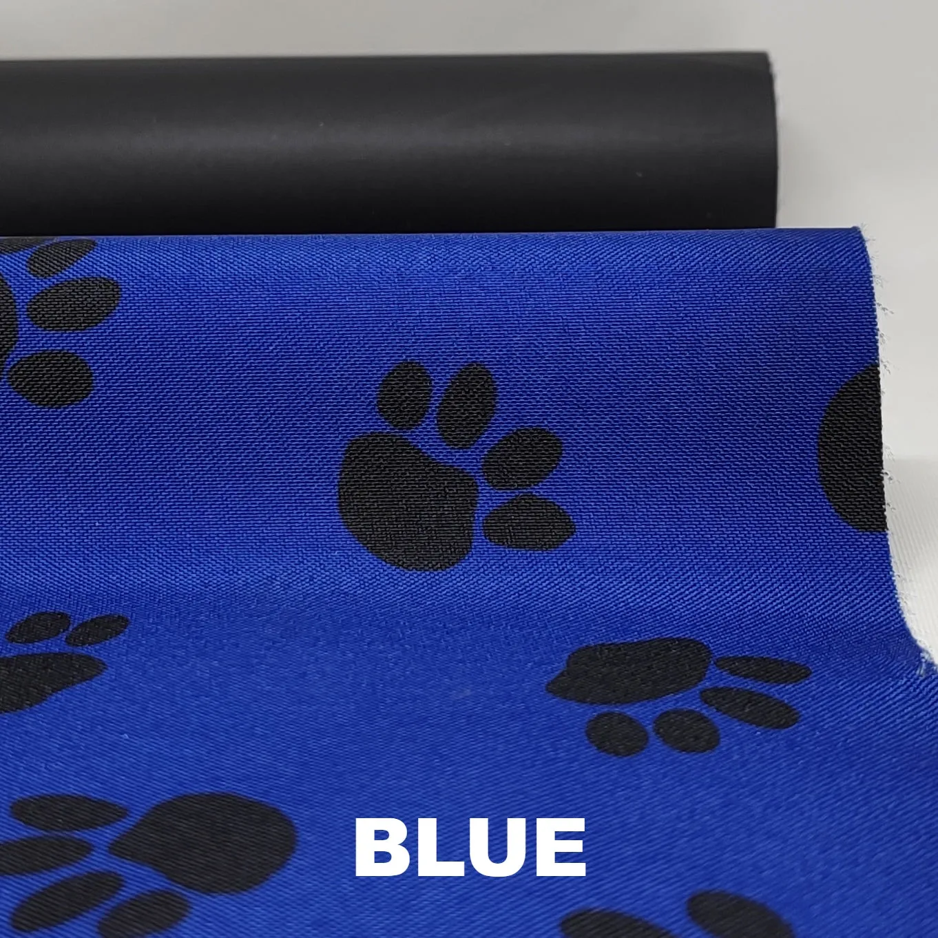 PAWS - 300d Polyester with Waterproof Vinyl Coating, Pawprint design