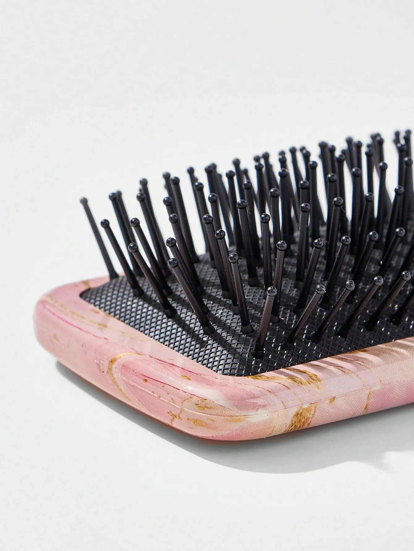 Pink Marbled Pattern Hair Brush Detangling Hair Brush Detangler Brush Hair Comb