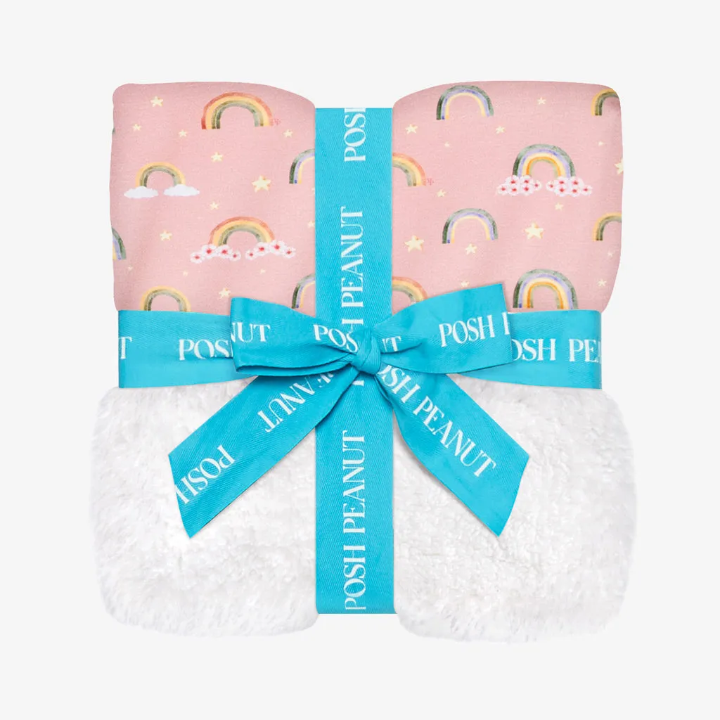 Posh Peanut Shay Plush Patoo Blanket