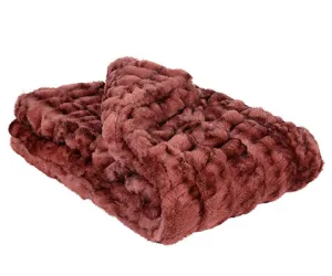 Royal Opulence Faux Fur Pet Blankets - Simply The Best For Furry Friends (Sold Out - Merlot!)