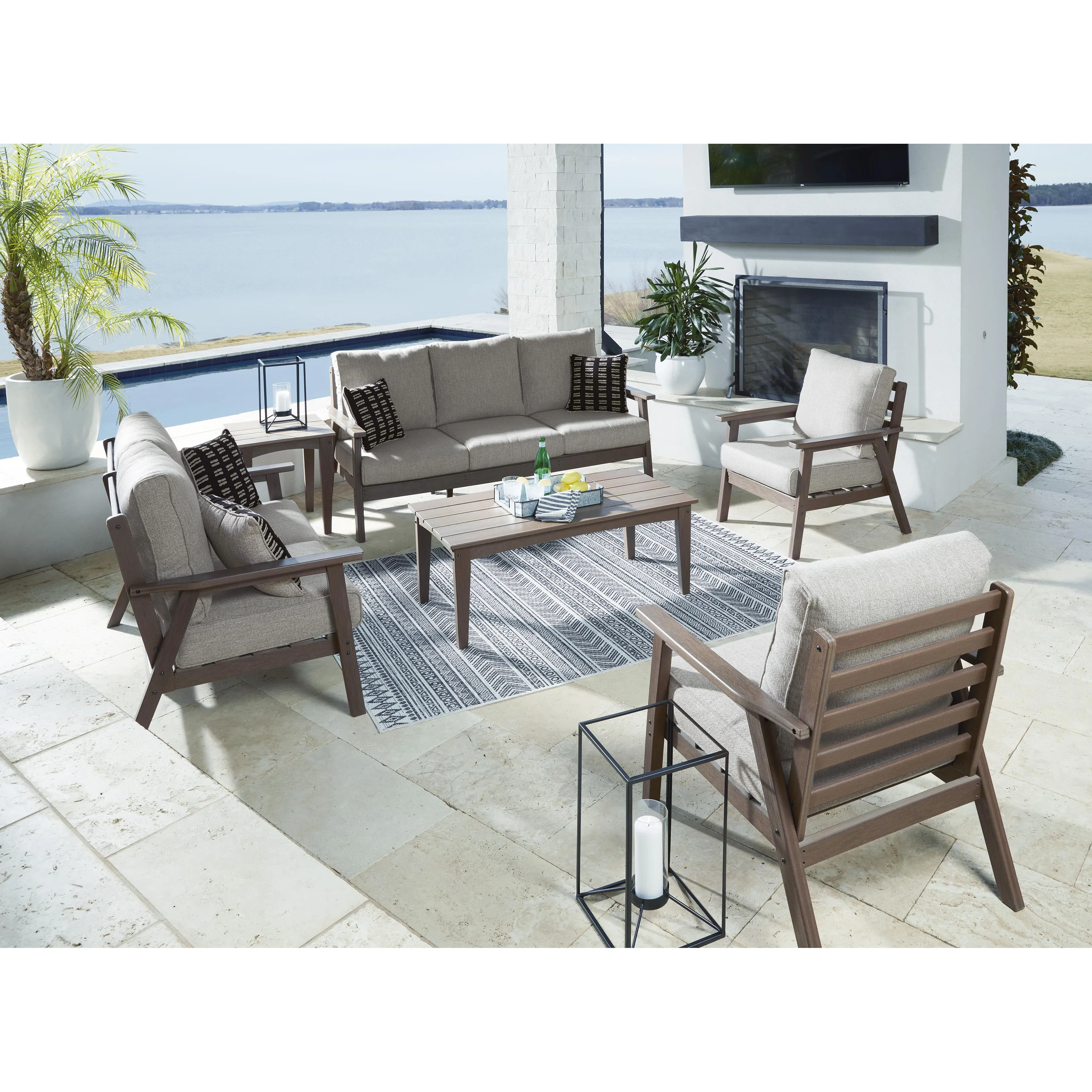 Signature Design by Ashley Emmeline P420-838 Sofa with Cushion