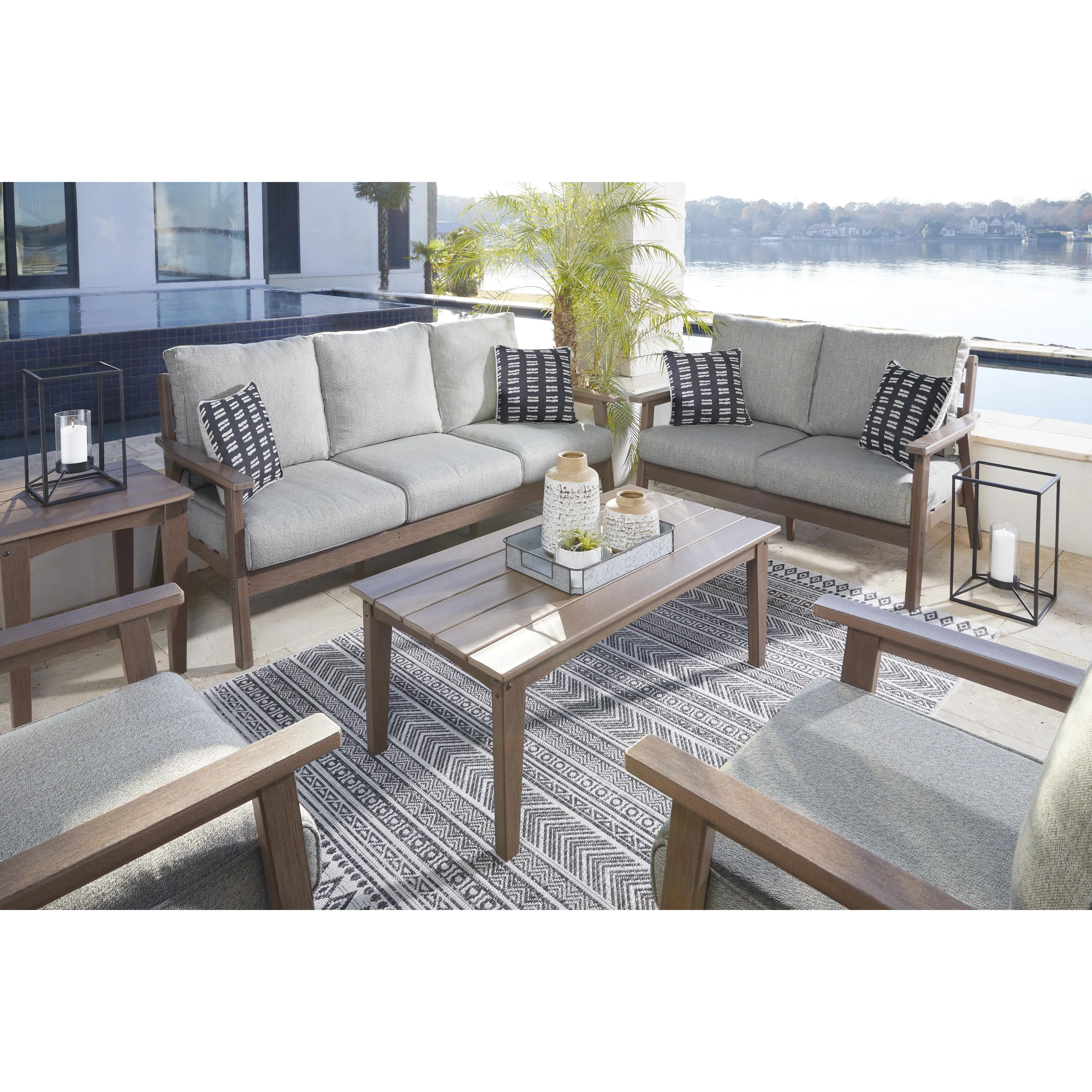Signature Design by Ashley Emmeline P420-838 Sofa with Cushion