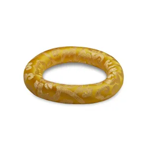 Silk Ring Cushions for Singing Bowl-Yellow-10cms