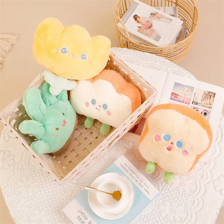Small Fluffy Plushie Cushion | Biscuit