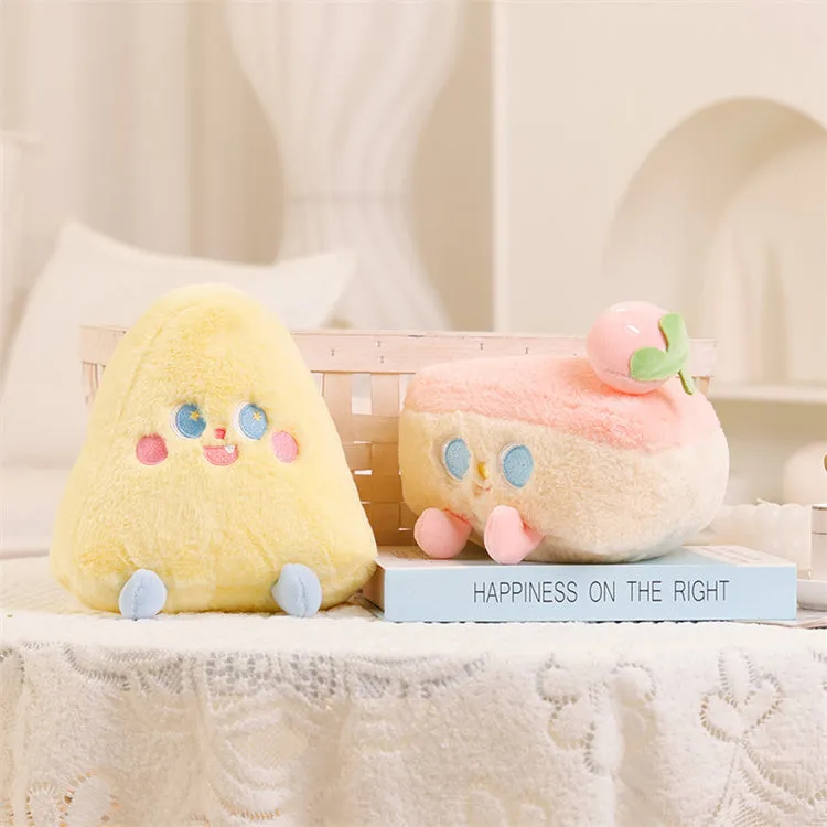 Small Fluffy Plushie Cushion | Mini Cake