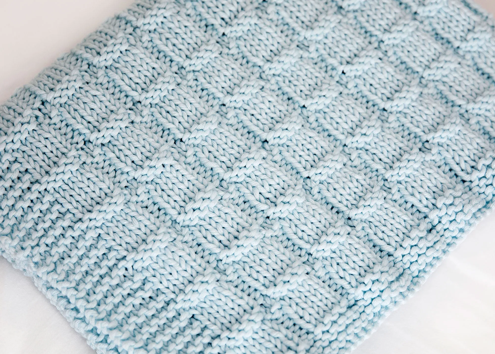 Snuggle Time Baby Blanket Knitting Pattern