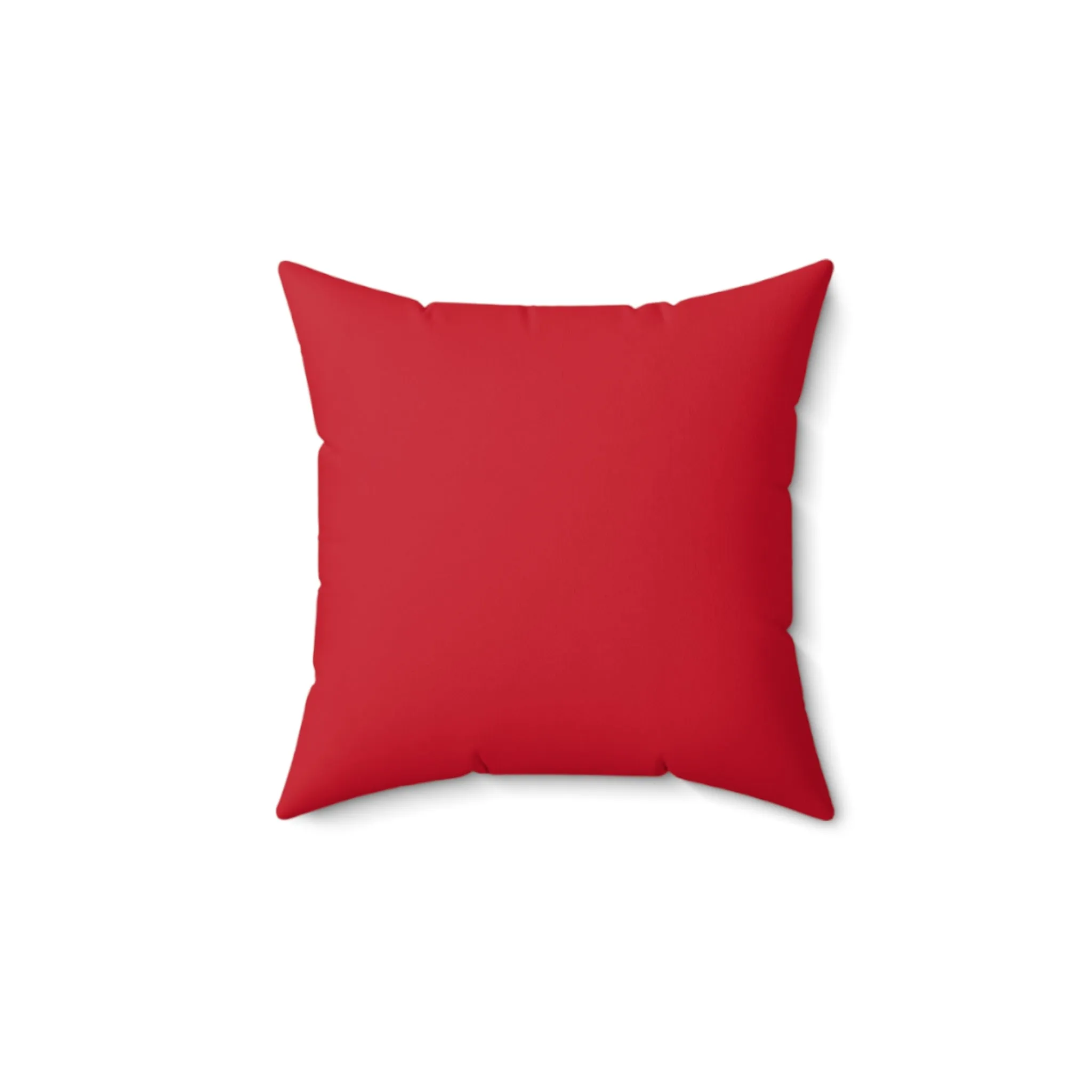 Spun polyester square pillow, a decorative option offering comfort and style