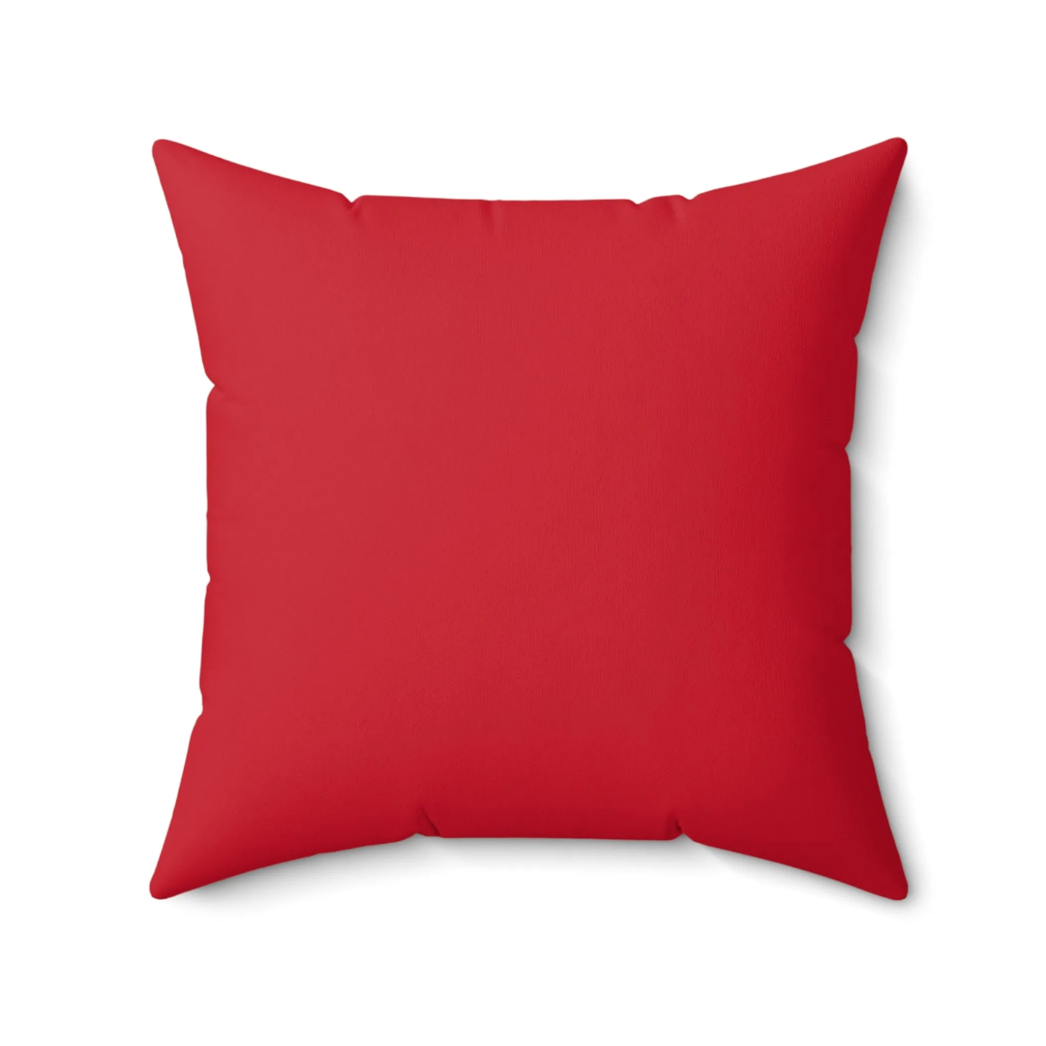 Spun polyester square pillow, a decorative option offering comfort and style