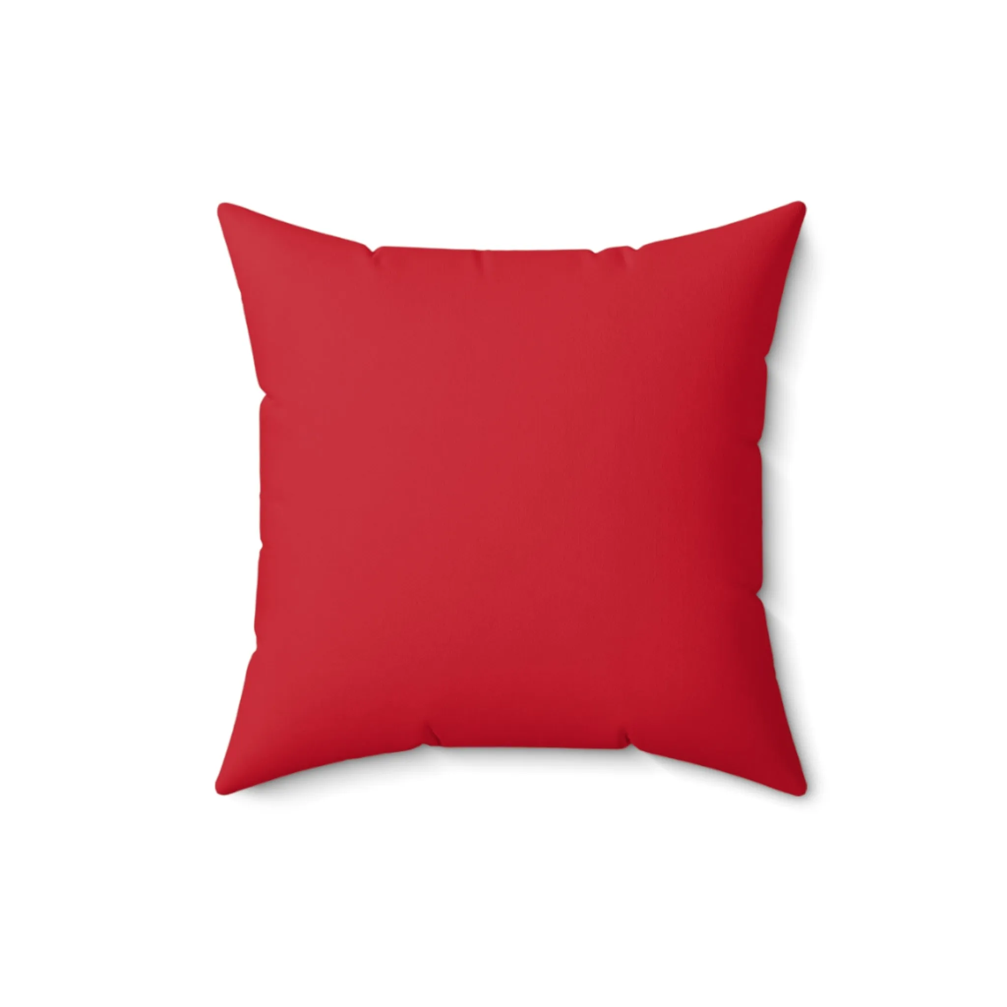 Spun polyester square pillow, a decorative option offering comfort and style