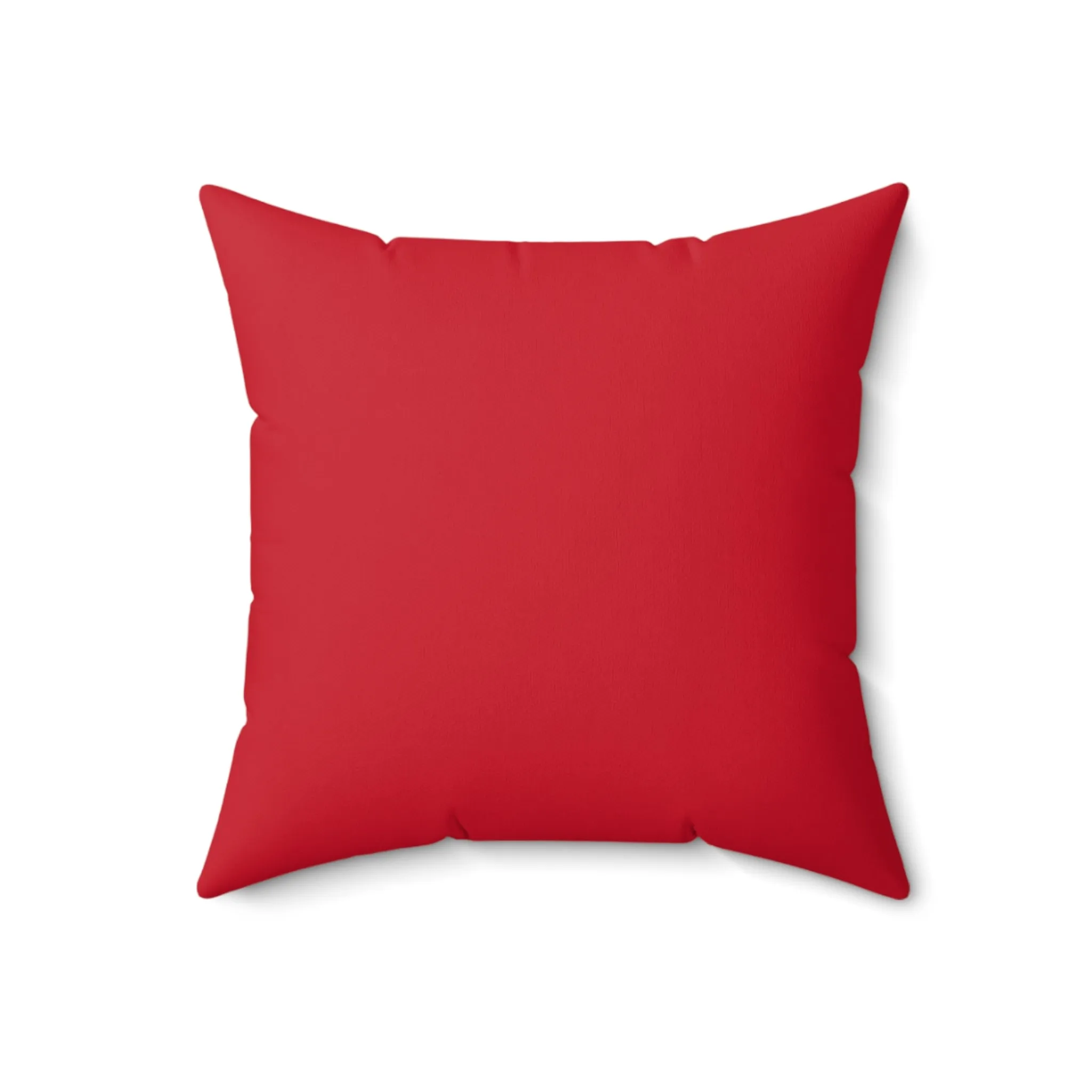 Spun polyester square pillow, a decorative option offering comfort and style