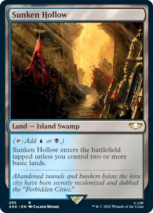 Sunken Hollow (40K-295) - Warhammer 40,000 Commander [Rare]