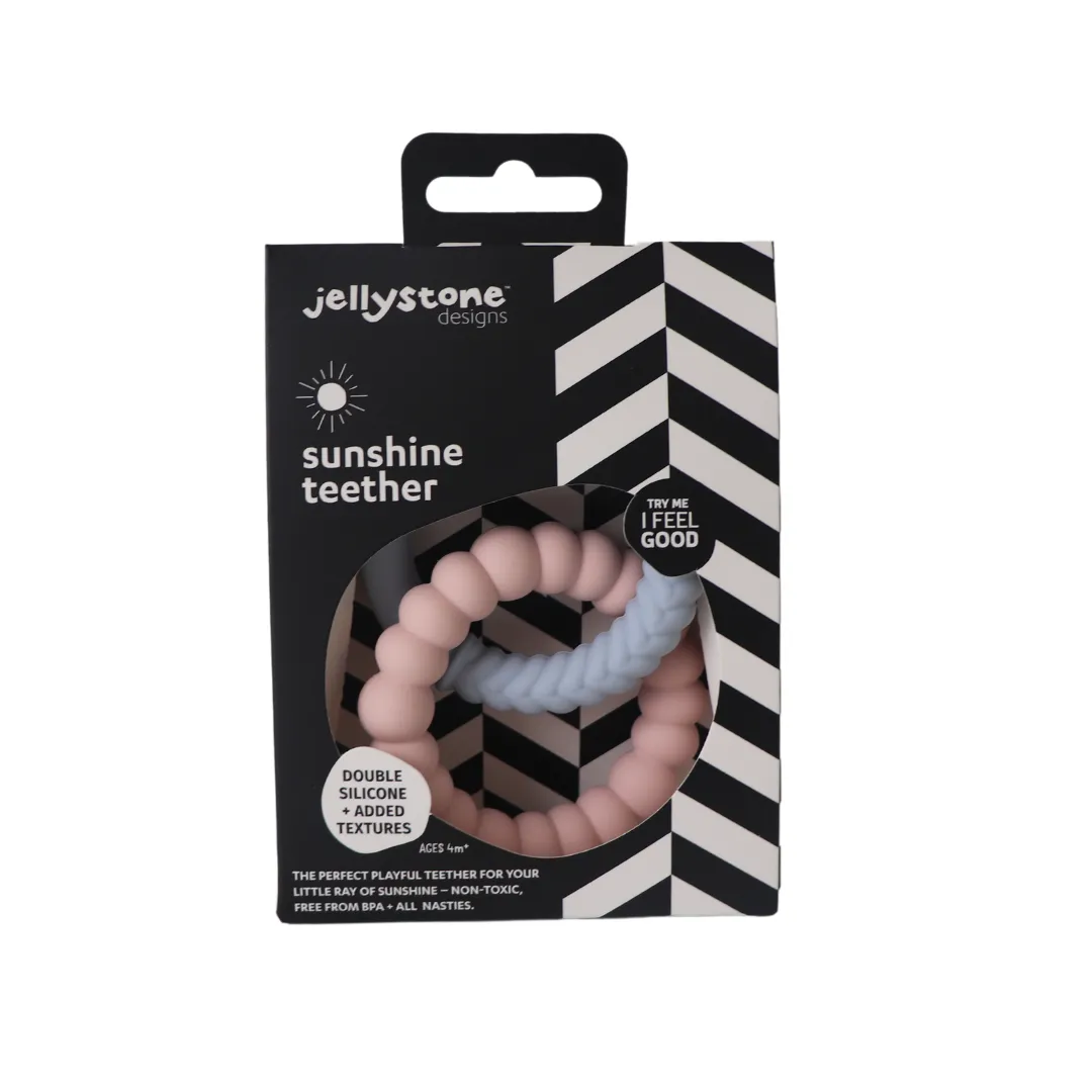 Sunshine Teether - Snow & Blush