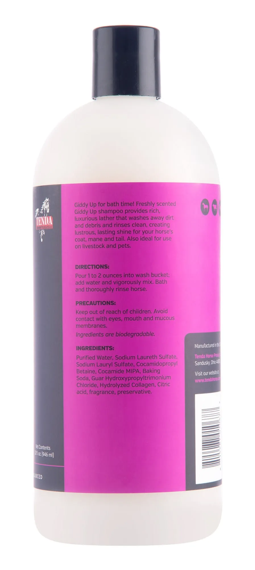 Tenda Giddy Up Shampoo, 32 oz