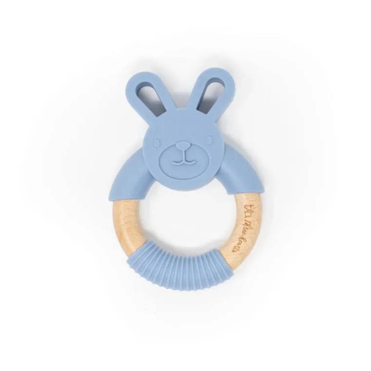 Three Hearts Bunny Ear Teether