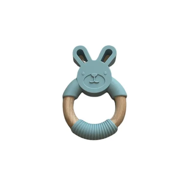Three Hearts Bunny Ear Teether