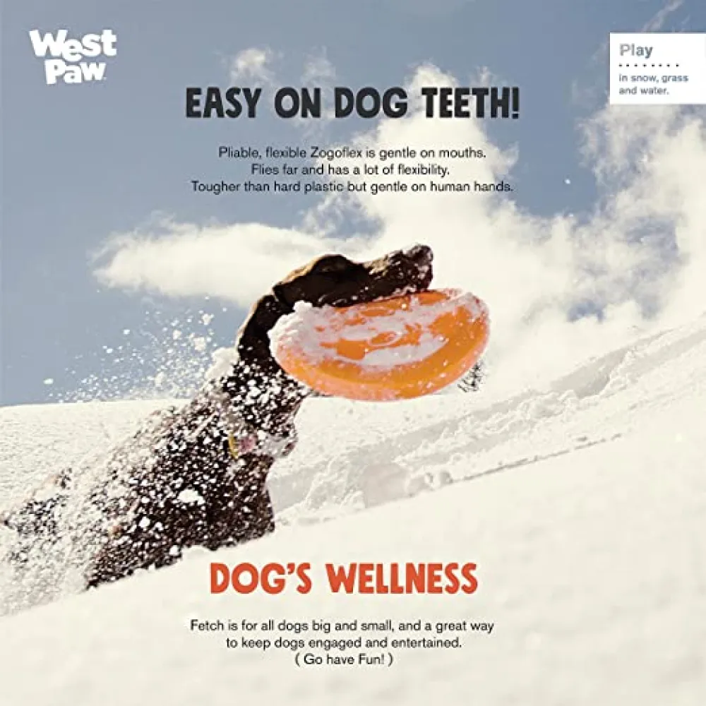 West Paw Design Zisc for Dogs (Tangerine)